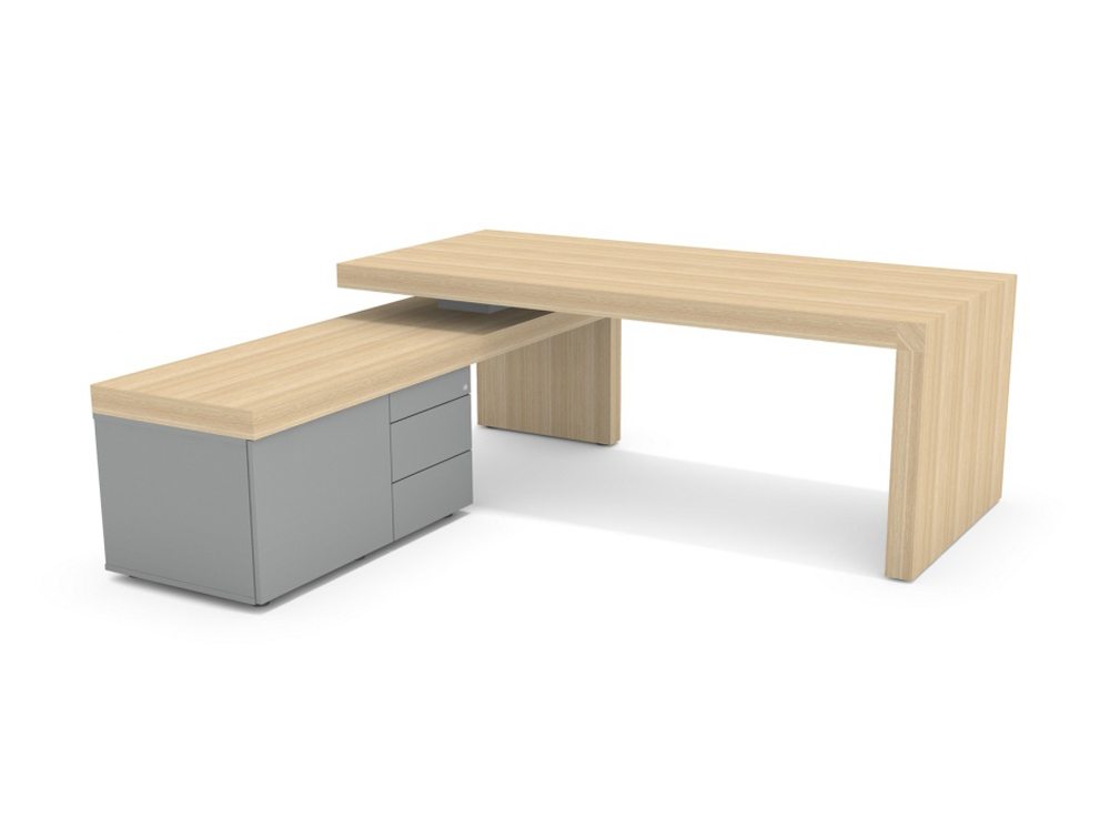 Auttica Executive Desk With Return Office Furniture Auttica Executive Desk With Return