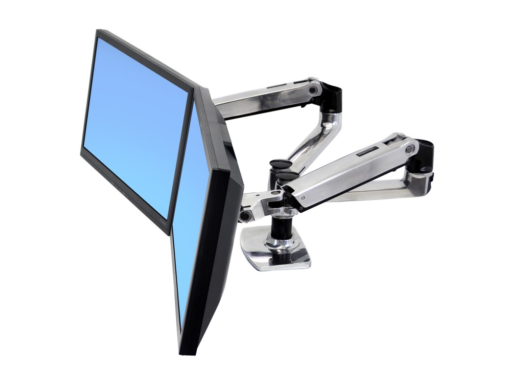 Ergotron Lx Dual Side By Desk Mount Lcd Arm