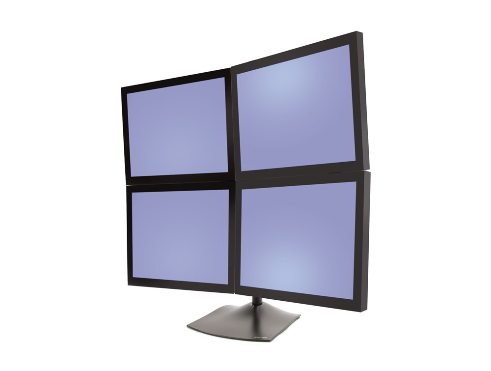 Ergotron Ds100 Quad Monitor Desk Stand Radius Office Ergotron Ds100 Quad Monitor Desk Stand