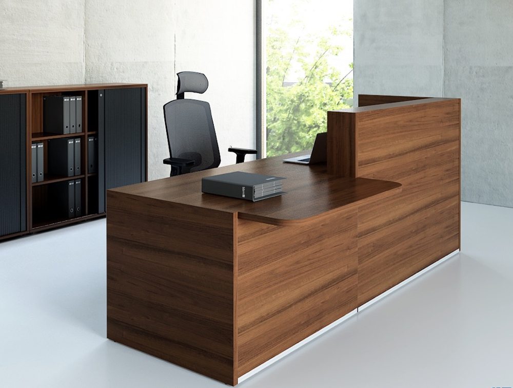 Tera Modern Reception Counter With Led Lights Radius Office Tera Modern Reception Counter With Led Lights