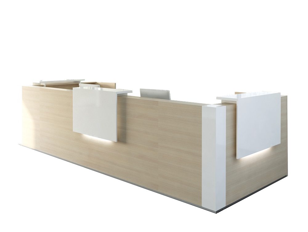 Tera Modern Reception Counter With Led Lights Radius Office Tera Modern Reception Counter With Led Lights