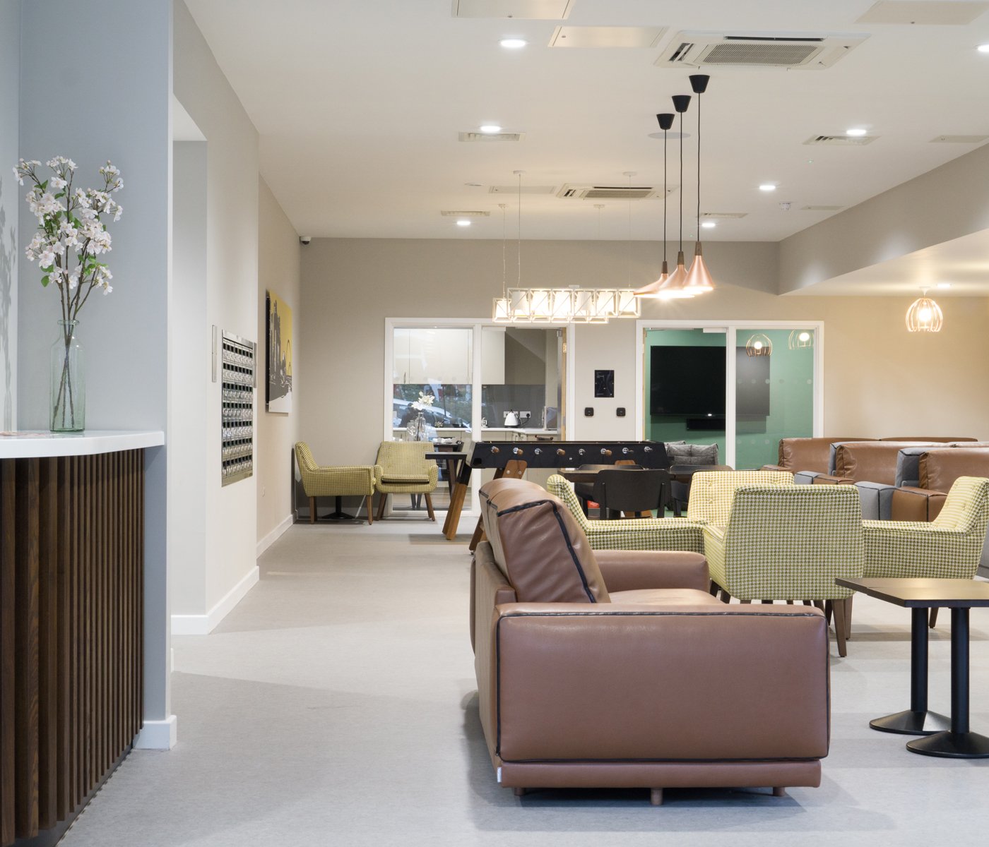Student Accommodation Furniture Complete Housing Fitouts Living Room In A Student Accommodation