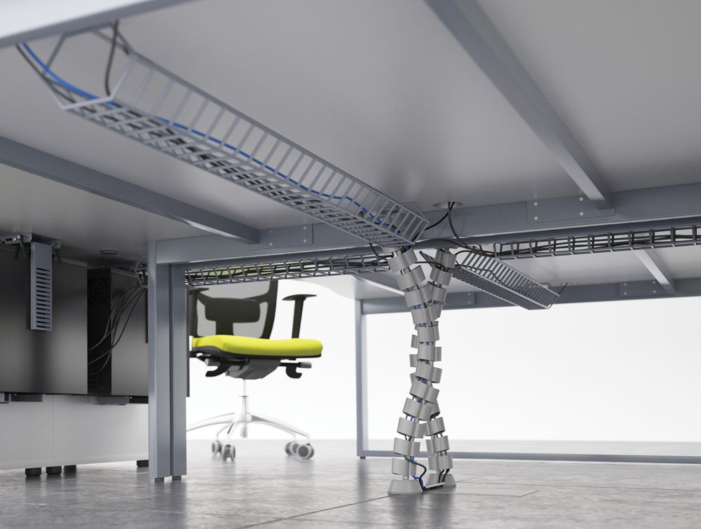 Switch Heavy Duty Desk Cable Tray